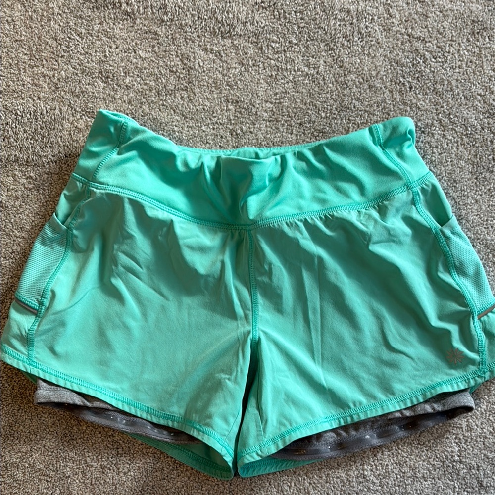 Women's Teal Athletic Shorts